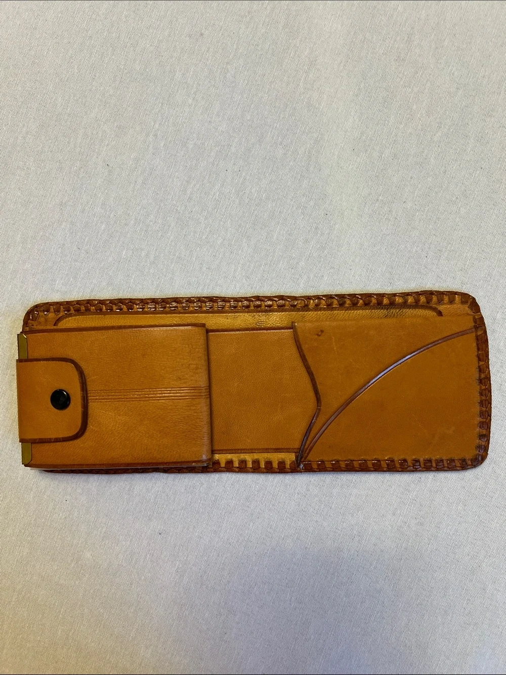 NEW Vintage Rolfs Hand Tooled Leather Wallet Billfold Embossed Western Buck Deer